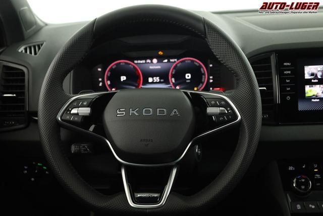 Skoda Karoq Sportline 4x4 2.0 TDI DSG Sportline, AHK, Navi, Matrix, AreaView, Side, Kamera, el. Klappe, FS-beheizbar, Winter 
