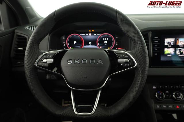 Skoda Karoq Sportline 4x4 2.0 TDI DSG Sportline, Pano, AHK, Navi, Matrix, AreaView, Side, Kamera, el. Klappe, FS-beheizbar, Winter 