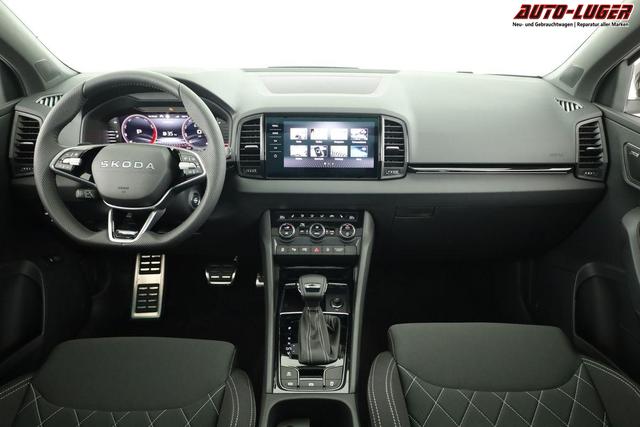 Skoda Karoq Sportline 1.5 TSI DSG Sportline, Pano, AHK, Navi, CANTON, Matrix, AreaView, Side, FS-beheizbar, 19-Zoll 