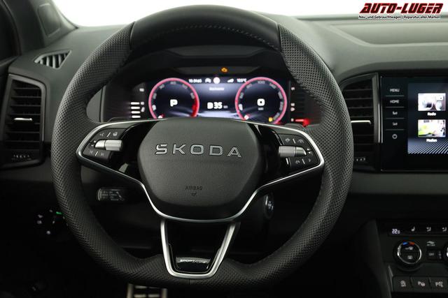 Skoda Karoq Sportline 1.5 TSI DSG Sportline, Pano, AHK, Navi, CANTON, Matrix, AreaView, Side, FS-beheizbar, 19-Zoll 