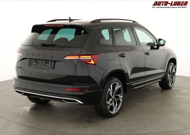 Skoda Karoq Sportline 1.5 TSI DSG Sportline, Pano, AHK, Navi, Matrix, AreaView, Side, FS-beheizbar, Winter, 19-Zoll 