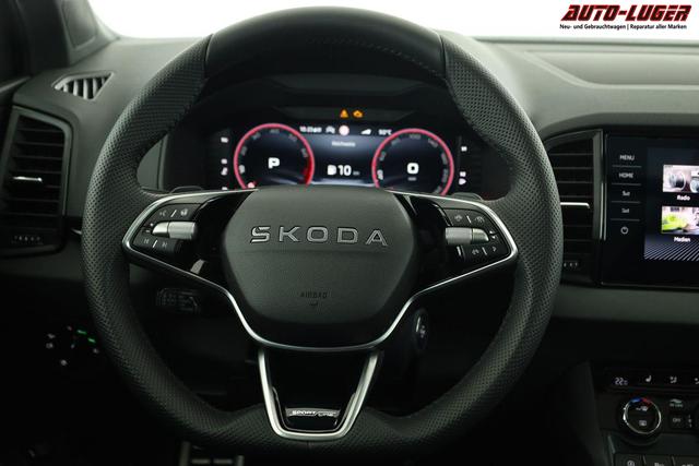 Skoda Karoq Sportline 1.5 TSI DSG Sportline, Pano, AHK, Navi, Matrix, AreaView, Side, FS-beheizbar, Winter, 19-Zoll 