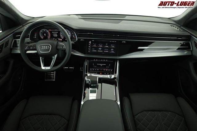 Audi Q8 50 TDI quattro qu S-LINE, Standheizung, HuD, Luft, Pano, B&O, 23-Zoll, AHK, Leder, AreaView, Optik schwarz 