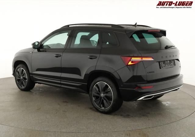 Skoda Karoq Sportline 4x4 2.0 TDI DSG Sportline, Pano, AHK, Navi, Matrix, AreaView, Side, Kamera, el. Klappe, FS-beheizbar, Winter 