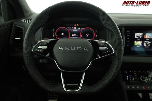 Skoda Karoq Sportline 4x4 2.0 TDI DSG Sportline, Pano, AHK, Navi, Matrix, AreaView, Side, Kamera, el. Klappe, FS-beheizbar, Winter 