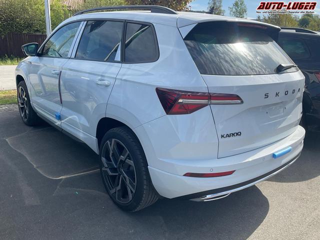 Skoda Karoq Sportline 4x4 2.0 TSI DSG Sportline, Pano, AHK, Navi, Matrix, Side, Winter, 5 J.-Garantie 