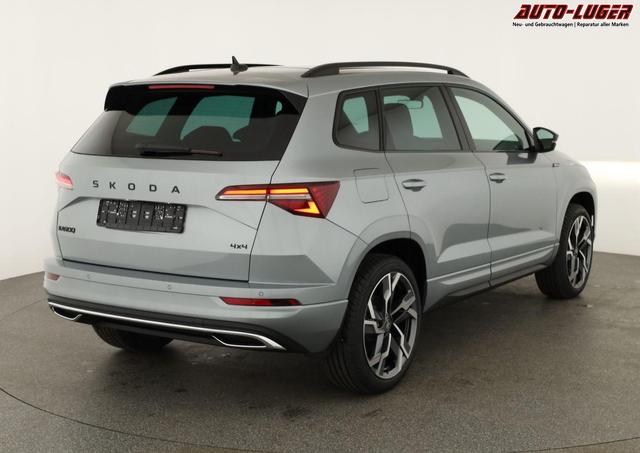 Skoda Karoq Sportline 4x4 2.0 TSI DSG Sportline, Pano, AHK, Navi, Matrix, Side, Winter, 5 J.-Garantie 