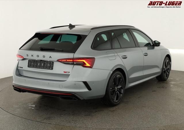 Skoda Octavia Combi 2.0 TSI 195 kW RS DSG, Pano, Standheizung, AHK, Navi, Matrix, Canton, Side, Winter, 5 J.-Garantie 