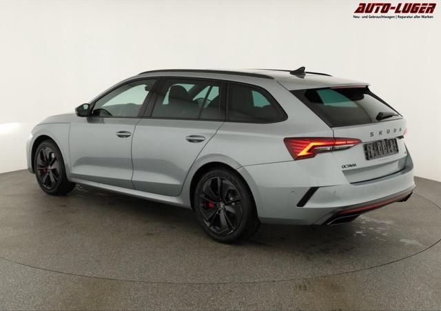 Skoda Octavia Combi 2.0 TSI 195 kW RS DSG, Pano, Standheizung, AHK, Navi, Matrix, Canton, Side, Winter, 5 J.-Garantie 