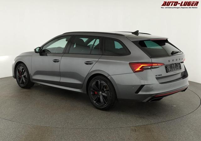 Skoda Octavia Combi 2.0 TSI 195 kW RS DSG, Pano, Standheizung, AHK, Navi, Matrix, Canton, Side, Winter, 5 J.-Garantie 