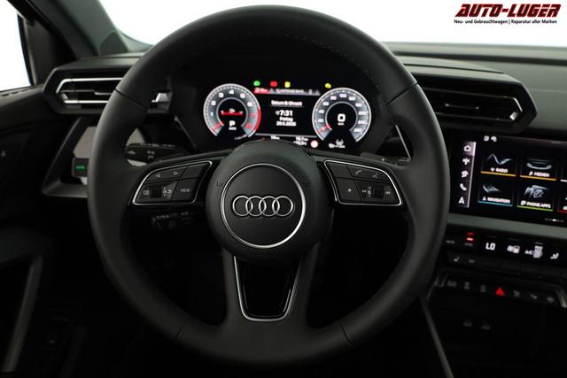 Audi A3 Sportback TFSI 110 kW S line 35 S-tronic S-LINE, AHK, Matrix, Navi, el. Klappe, Kamera, Winter, 3 J.-Garantie 