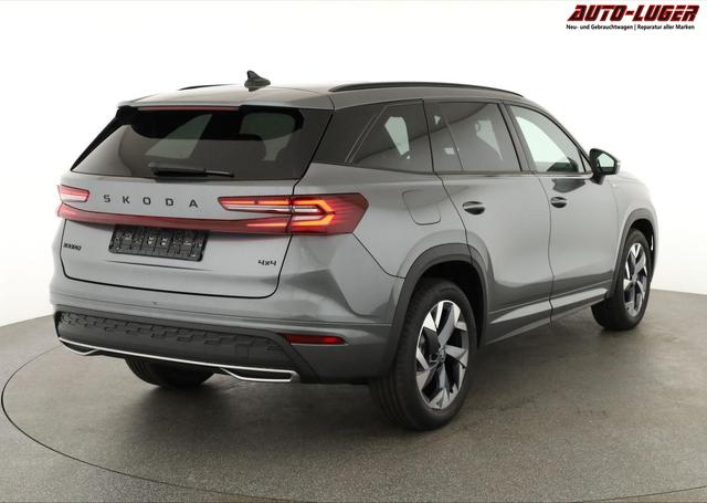 Skoda Kodiaq 2.0 TDI 142 kW 4x4 Sportline DSG Sportline, Pano, AHK, Navi, Matrix, el. Klappe, Side, Winter, 19-Zoll 
