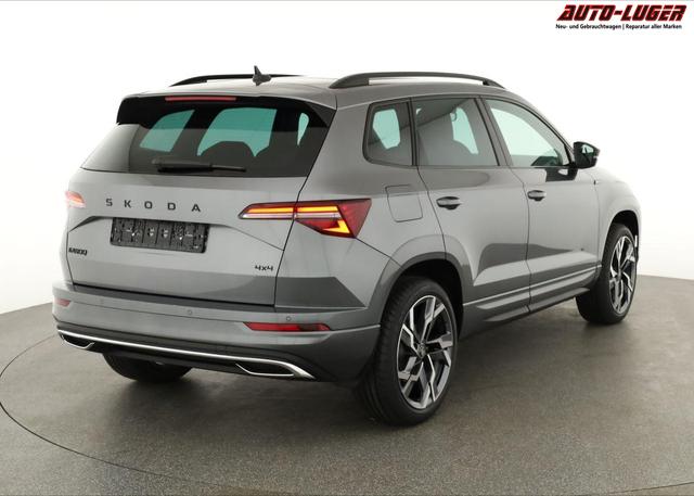 Skoda Karoq Sportline 4x4 2.0 TSI DSG Sportline, Pano, AHK, Navi, Matrix, Side, Winter, 5 J.-Garantie 