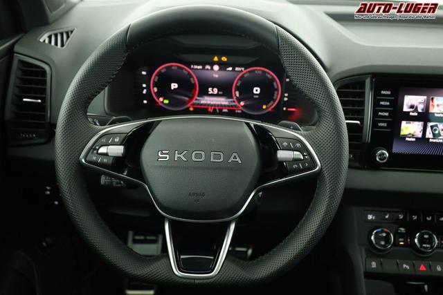 Skoda Karoq Sportline 4x4 2.0 TSI DSG Sportline, Pano, AHK, Navi, Matrix, Side, Winter, 5 J.-Garantie 