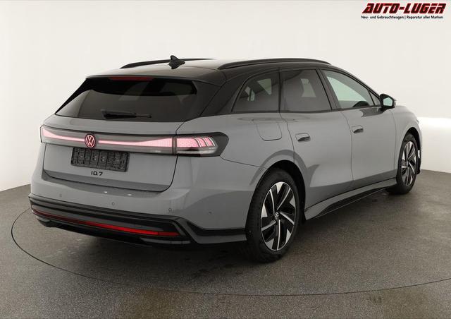 Volkswagen ID.7 Pro 210 kW Tourer Black, AHK, HuD, IQ.Light, IQ.Drive, AreaView, Side, Winter, 19-Zoll 