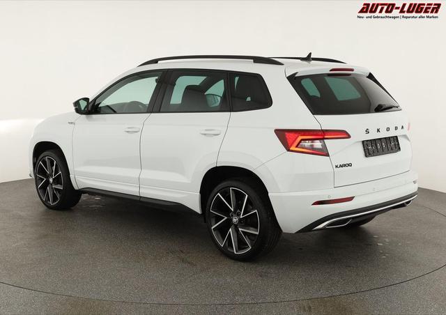 Skoda Karoq Sportline 1.5 TSI DSG Sportline, AHK, Navi, el. Klappe, ACC, Kamera, 19-Zoll 