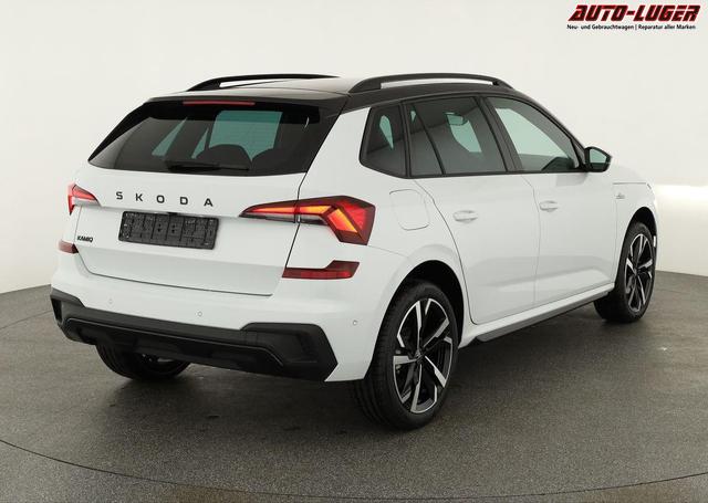 Skoda Kamiq Monte Carlo 1.5 TSI Carlo, Pano, AHK, Matrix, Navi, el. Klappe, 18-Zoll, 5 J.-Garantie 
