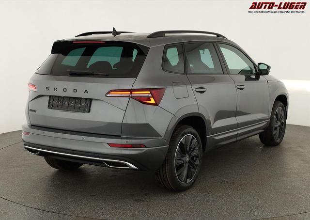 Skoda Karoq Sportline 1.5 TSI DSG Sportline, Pano, AHK, Navi, CANTON, Matrix, AreaView, Side, el. Klappe, FS-beheizbar, 5 J.-Garantie 