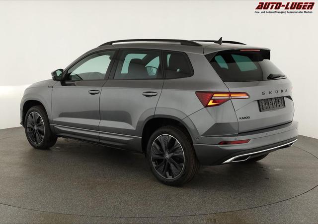 Skoda Karoq Sportline 1.5 TSI DSG Sportline, Pano, AHK, Navi, CANTON, Matrix, AreaView, Side, el. Klappe, FS-beheizbar, 5 J.-Garantie 