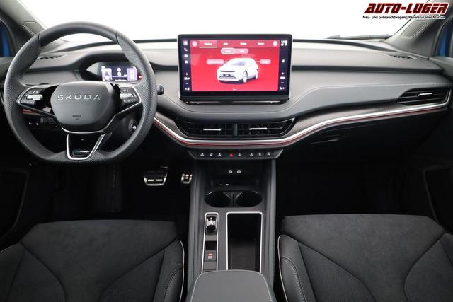 Skoda Elroq 85 x Sportline 85x Sportline, AHK, Matrix, W&auml;rmepumpe, 21-Zoll, Navi, el. Klappe, FS-beheizbar 