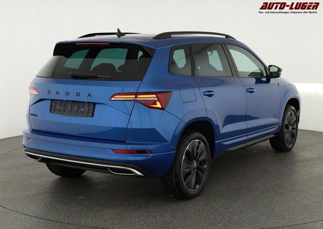 Skoda Karoq Sportline 1.5 TSI DSG Sportline, Pano, AHK, Navi, CANTON, Matrix, AreaView, Side, el. Klappe, FS-beheizbar, 5 J.-Garantie 