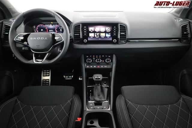 Skoda Karoq Sportline 1.5 TSI DSG Sportline, AHK, Navi, CANTON, Matrix, AreaView, Side, Kamera, el. Klappe, FS-beheizbar, 5 J.-Garantie 