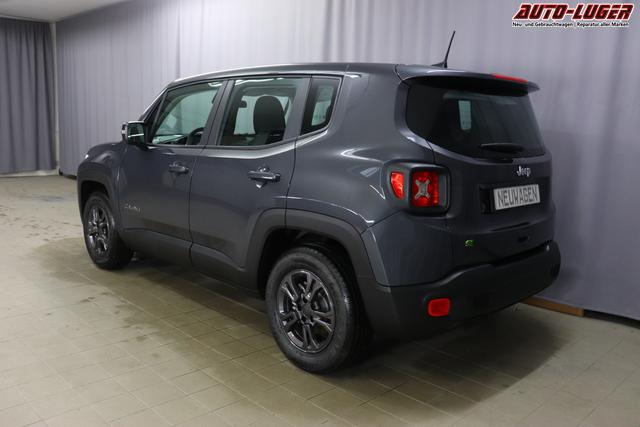 Jeep Renegade 1.5 T4 DCT7 e-Hybrid Longitude 1469 96 kW679 Graphite Grau 015 Stoff Schwarz "5DT Graphite Grau Business-Paket Longitude: Uconnect Smartouch 8.4 mit 8,4""-Touchscreen, Navigationssystem, Bluetooth, AUX-IN-und USB sowie DAB, Apple CarPlay&Android Auto und LIVE Services, Fahrersitz mit elektr. Lordosenstütze 2-fach verstellbar"