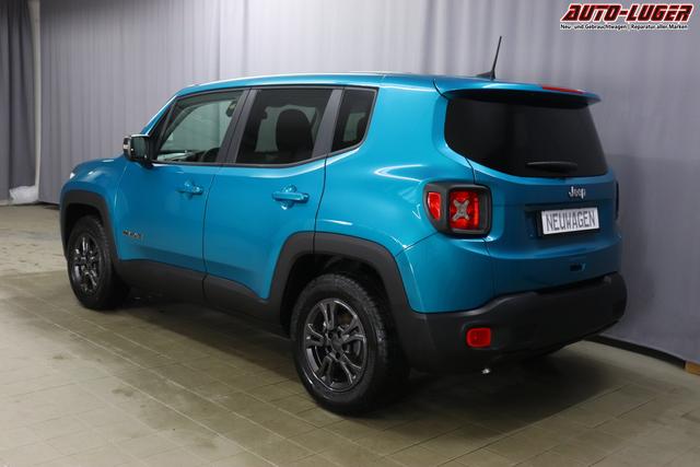 Jeep Renegade 1.6 Multijet 16V Longitude Diesel 1598 96 kW470 Bikini Metallic Stoff schwarz "8F6 Reifen-Reparatur-Set (Kit Fix&Go) Business-Paket Longitude 070 Stark abgedunkelte Heckscheibe und Seitenscheiben hinten Bikini Metallic", Beispielbilder, ggf. teilweise mit Sonderausstattung