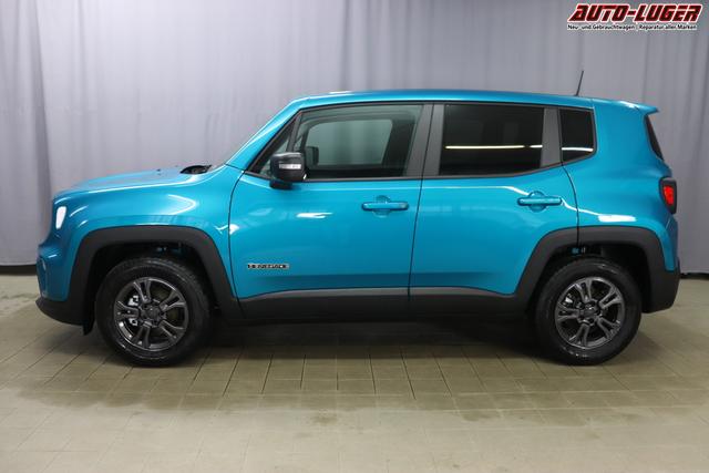 Jeep Renegade 1.6 Multijet 16V Longitude Diesel 1598 96 kW470 Bikini Metallic Stoff schwarz "8F6 Reifen-Reparatur-Set (Kit Fix&Go) Business-Paket Longitude 070 Stark abgedunkelte Heckscheibe und Seitenscheiben hinten Bikini Metallic", Beispielbilder, ggf. teilweise mit Sonderausstattung