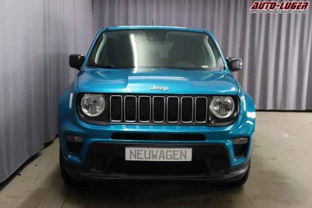 Jeep Renegade 1.6 Multijet 16V Longitude Diesel 1598 96 kW470 Bikini Metallic Stoff schwarz "8F6 Reifen-Reparatur-Set (Kit Fix&Go) Business-Paket Longitude 070 Stark abgedunkelte Heckscheibe und Seitenscheiben hinten Bikini Metallic", Beispielbilder, ggf. teilweise mit Sonderausstattung