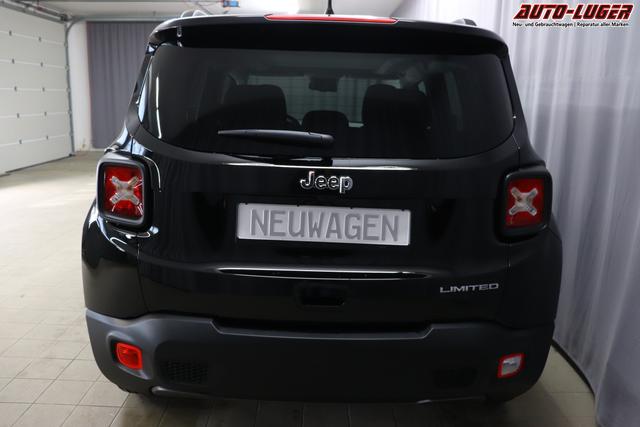 Jeep Renegade 1.0 T3 GSE Limited 999 88 kW601 - Solid Black 020 Stoff schwarz "2T2 Funktions-Paket CommandView® Panorama-Glasschiebedach 2Y7 Business-Paket 7KS Winter-Paket 5CK Solid Black", Beispielbilder, ggf. teilweise mit Sonderausstattung