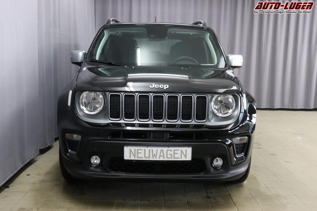 Jeep Renegade 1.0 T3 GSE Limited 999 88 kW601 - Solid Black 020 Stoff schwarz "2T2 Funktions-Paket CommandView® Panorama-Glasschiebedach 2Y7 Business-Paket 7KS Winter-Paket 5CK Solid Black", Beispielbilder, ggf. teilweise mit Sonderausstattung