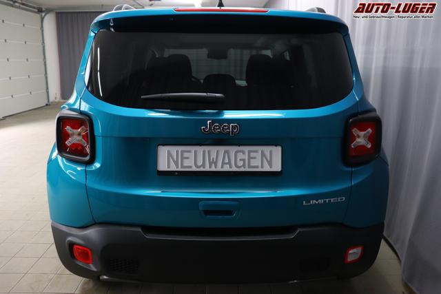 Jeep Renegade 1.0 T3 GSE Limited 999 88 kW470 Bikini Metallic 020 Stoff schwarz "2T2 Funktions-Paket CommandView® Panorama-Glasschiebedach 2Y7 Business-Paket 7KS Winter-Paket 61Q Bikini Metallic", Beispielbilder, ggf. teilweise mit Sonderausstattung