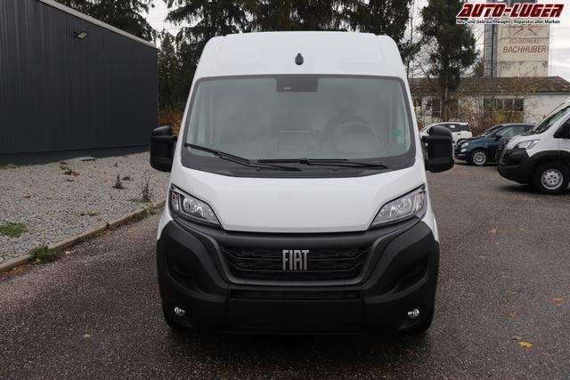 Fiat Professional Ducato series 9 35 L4H2 Kawa verblecht 140 MJT Euro-6D-Final MT 549 - Ducato Weiß "076 Sitzbezug Schwarz mit Ducato-Logo auf Kopfstütze" "502 Beifahrerairbag für Beifahrerdoppelsitz 5W3 Paket ""Techno Nav"" 5W6 Paket ""Visibility"" 5YJ Paket ""City"" 619 Heckflügeltüren 260 Grad Öffnung (Bei Auswahl Opt. 619 i.V.m. 519.muss Opt. 029 mitbestellt werd 6JA Starre Anhängerkupplung 835 Ablagefach im Dach (Serie bei Maxi 40 + Doka) 92P Kraftstofftank 75 Liter JKU 230-Volt-Steckdose an der Mittelkonsole 077 verstärkte Federn hinten SERIE"