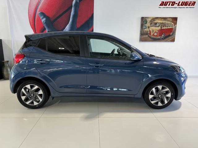 i10 GO Plus Navi 1,2 MT Vibrant Blue PearlMY2025, Beispielbilder, ggf. teilweise mit Sonderausstattung