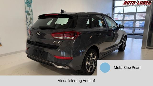 i30 Meta Blue Vorlauf, Beispielbilder, ggf. teilweise mit Sonderausstattung