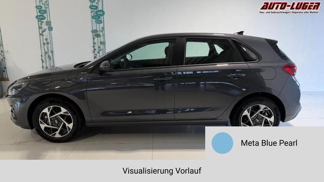 i30 Meta Blue Vorlauf, Beispielbilder, ggf. teilweise mit Sonderausstattung