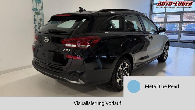 i30 Meta Blue Vorlauf, Beispielbilder, ggf. teilweise mit Sonderausstattung