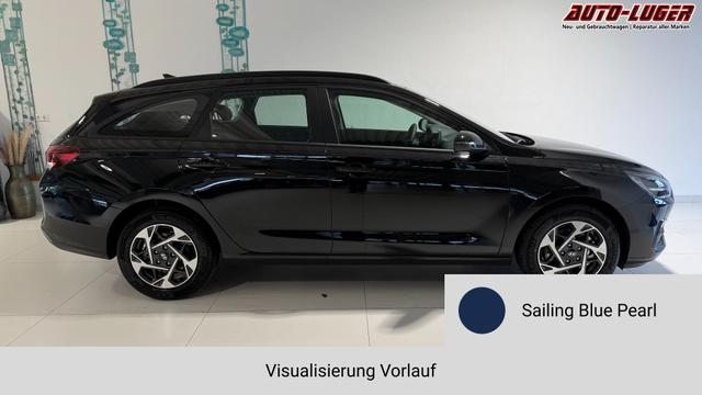 i30 Sailing Blue Vorlauf, Beispielbilder, ggf. teilweise mit Sonderausstattung