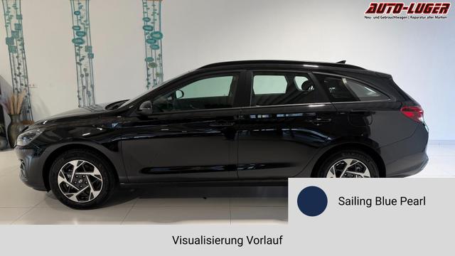 i30 Sailing Blue Vorlauf, Beispielbilder, ggf. teilweise mit Sonderausstattung