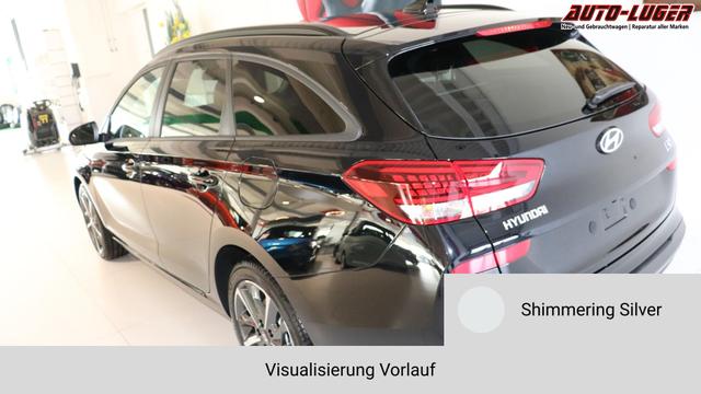 i30 Shimmering Silver Vorlauf, Beispielbilder, ggf. teilweise mit Sonderausstattung