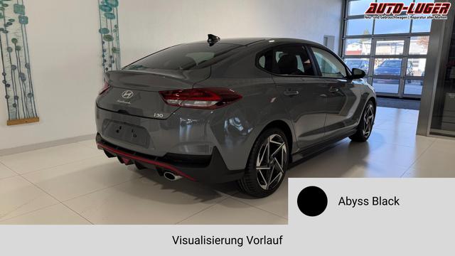 i30 Abyss Black Vorlauf, Beispielbilder, ggf. teilweise mit Sonderausstattung