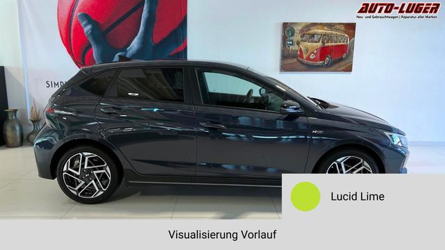 i20 Lucid Lime, Beispielbilder, ggf. teilweise mit Sonderausstattung