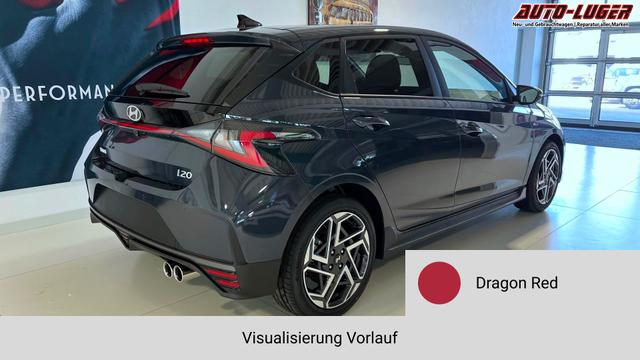 i20 Dragon Red Vorlauf, Beispielbilder, ggf. teilweise mit Sonderausstattung