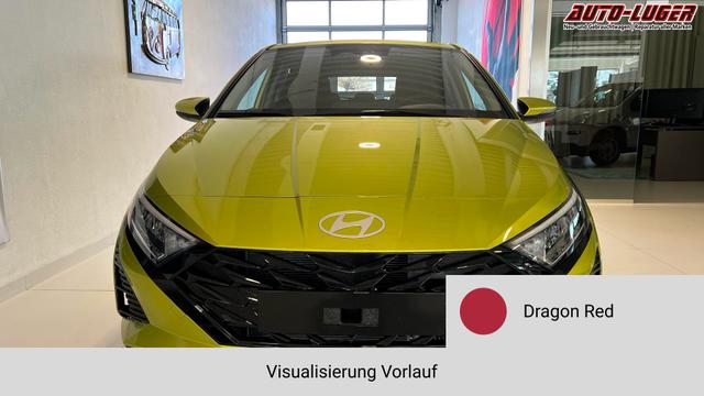 i20 Go Plus Dragon Red Vorlauf, Beispielbilder, ggf. teilweise mit Sonderausstattung