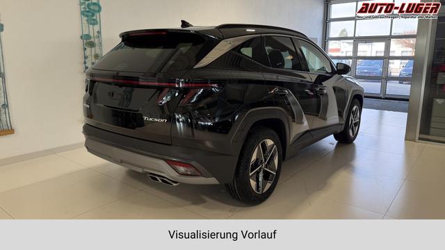 Tucson GO Plus Abyss Black Vorlauf, Beispielbilder, ggf. teilweise mit Sonderausstattung