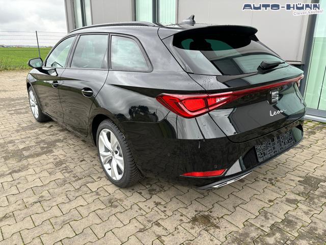 Seat Leon Sportstourer FR 1.5 eTSI Mild-Hybrid 150PS DSG/AUTOMATIK, 5 Jahre Garantie, 17" Alu, 3-Zonen-Climatronic, Abgedunkelte Scheiben, Parksensoren vorn/hinten, Sportsitze, Media System PLUS 10,4"/Bluetooth, Tempomat, Full Digital Cockpit, LED-Scheinwerfer, M-Lederlenkrad, Res 