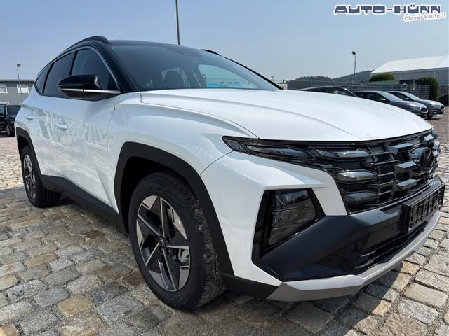 Hyundai / TUCSON / Wei&szlig; / / / GO 1.6 T-GDI 2WD 7DCT 150PS -NAVI-KLIMAAUTOM-ALU18-SHZ-WINTER-LED-PDC-KAMERA-KEYLESS GO, Beispielbilder, ggf. teilweise mit Sonderausstattung