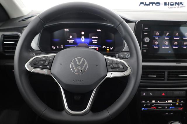 Volkswagen T-Cross 1.0 TSI 85 kW Life Life, AHK, ACC, Side, Kamera, 17-Zoll, Winterpaket, Climatronic 