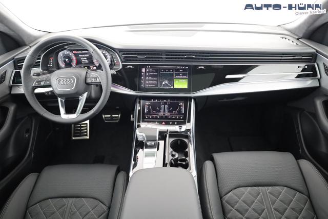 Audi Q8 50 TDI quattro qu S-LINE, Luft, Pano, B&O, 23-Zoll, AHK, Leder, AreaView, Optik schwarz 